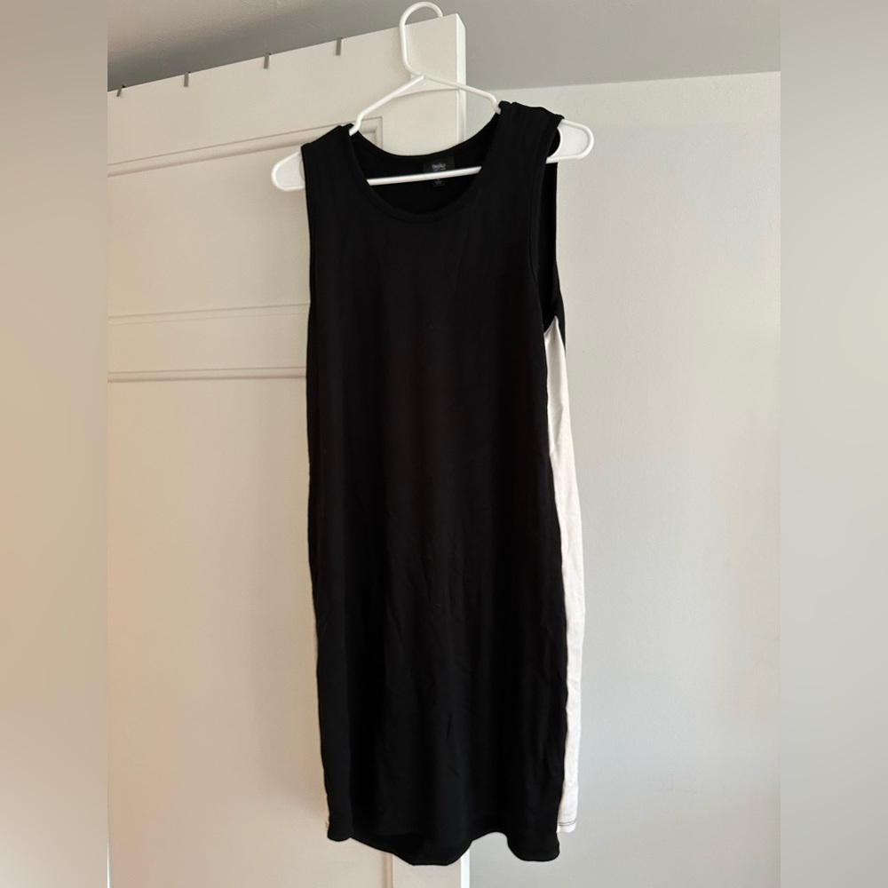 Black mini dress size Large.
